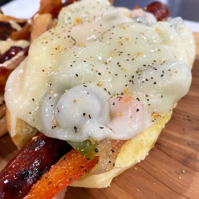 Philly Cheese Hot Dog (Lane's BBQ Recipe)