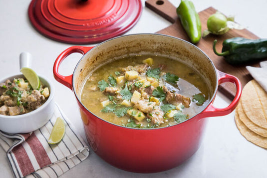 Green Chili Pork Stew (Le Creuset Recipe)