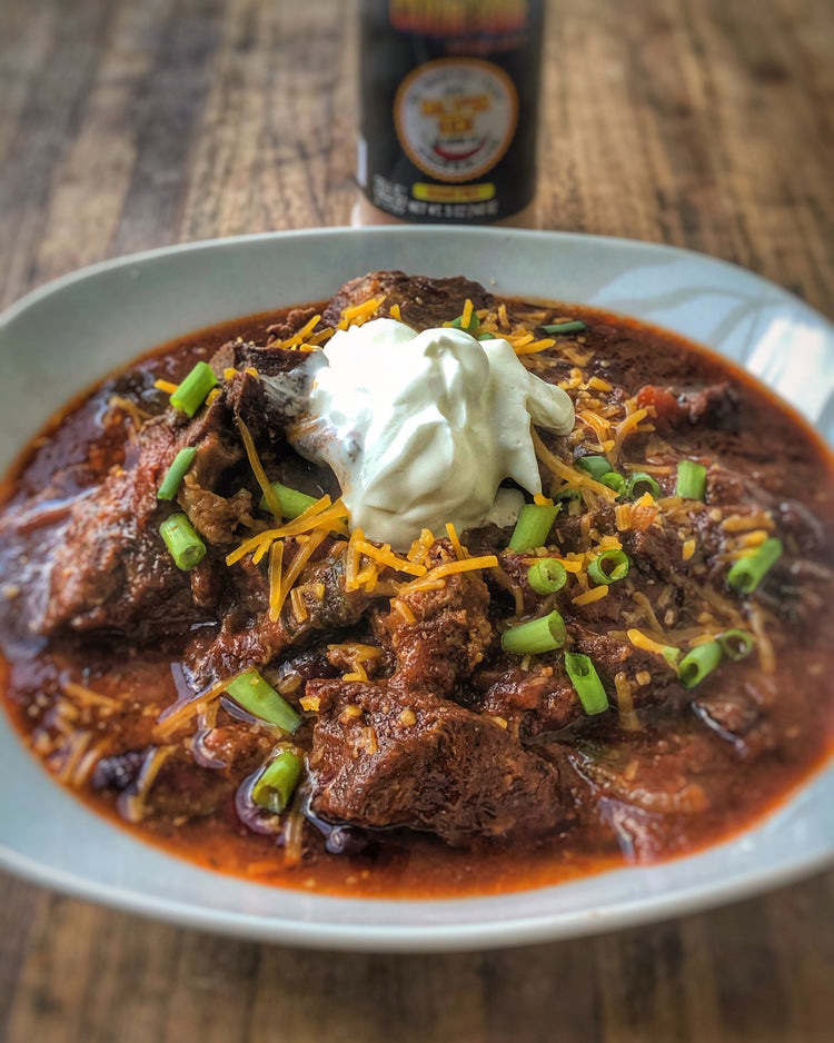 Smoked Chuck Roast Chili