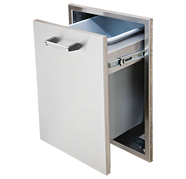 Outdoor Kitchen Storage: Trash Bins