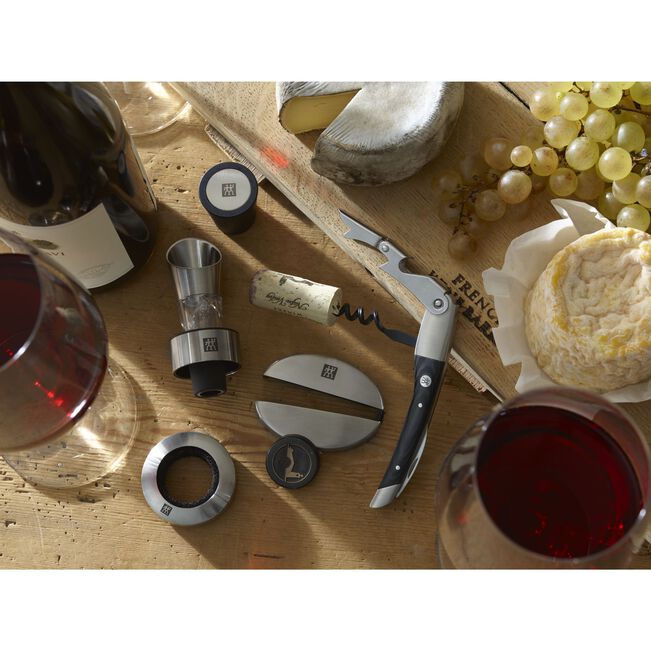 Load image into Gallery viewer, Zwilling 4-pc Sommelier 18/10 Stainless Steel Wine Tool Set
