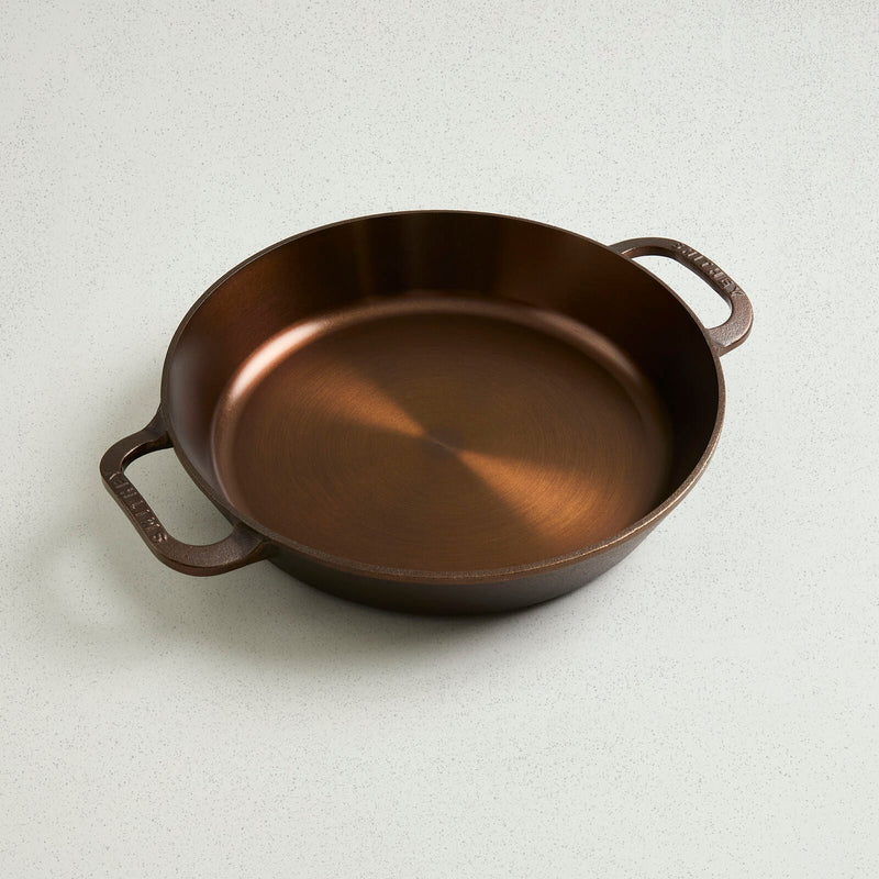 Load image into Gallery viewer, Smithey Ironware No. 12 Dual Handle Cast Iron Skillet
