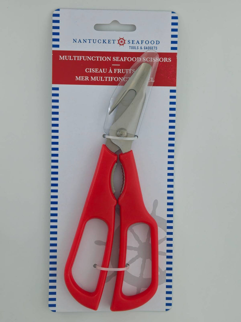 Load image into Gallery viewer, Nantucket Seafood Multifunction Seafood Scissors
