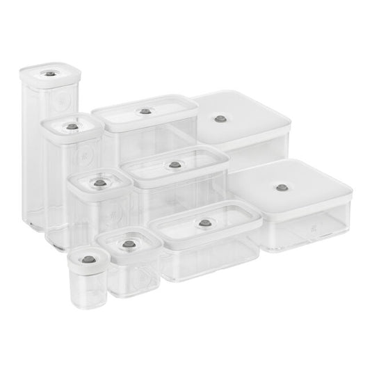 ZWILLING Fresh & Save CUBE Container 2L / 21 cm, 4.2 Qt, Transparent-white