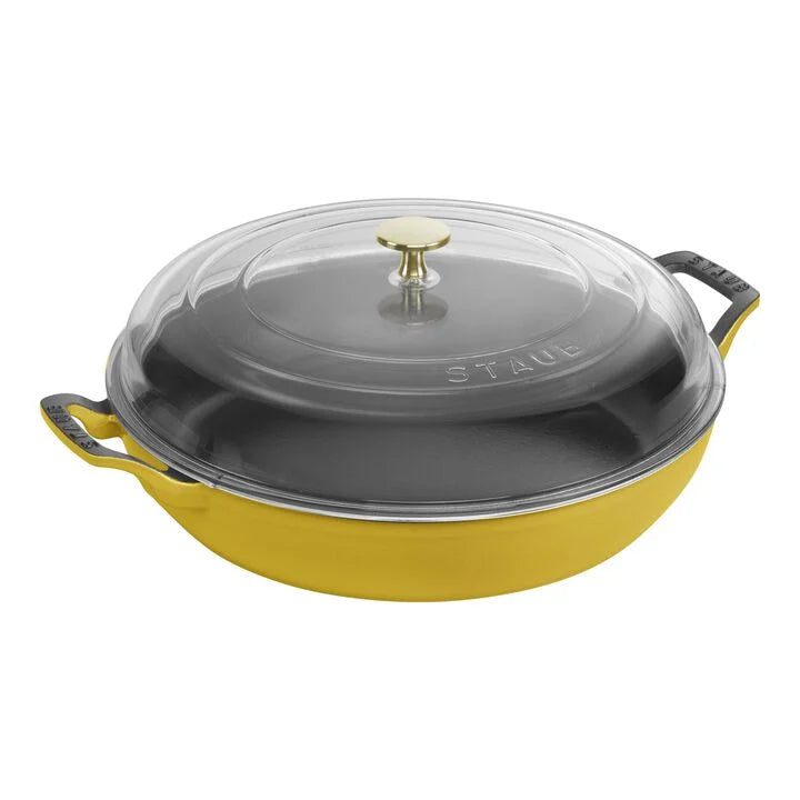 Load image into Gallery viewer, Staub 3.5 Qt. Braiser w/ Glass Lid *Sale*
