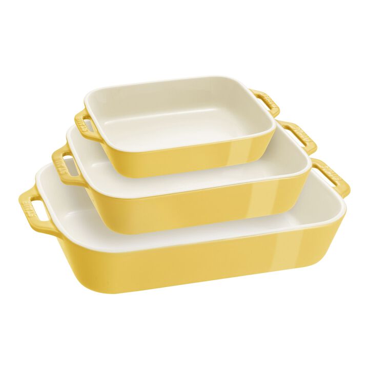 Load image into Gallery viewer, Staub 3-Piece Rectangular Baking Dish Set
