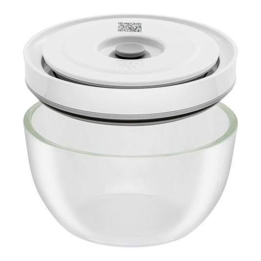 ZWILLING Fresh & Save Vacuum bowl set S/M/L / 6-pc, glass, transparent-white