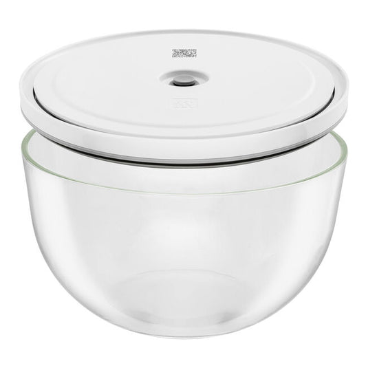 ZWILLING Fresh & Save Vacuum bowl set S/M/L / 6-pc, glass, transparent-white