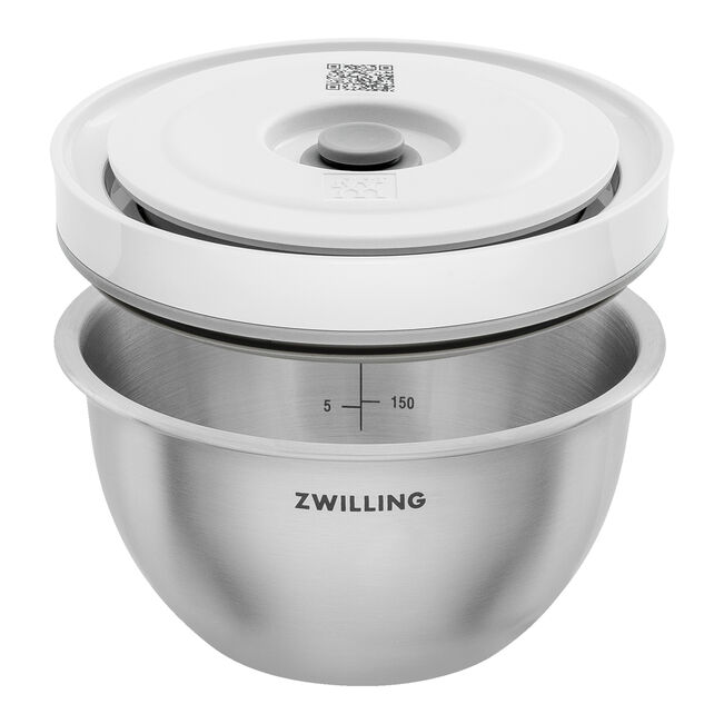 Load image into Gallery viewer, ZWILLING Fresh &amp; Save Vacuum bowl set S/M/L / 6-pc, stainless steel, silver-white
