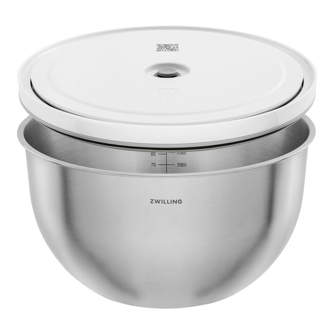 Load image into Gallery viewer, ZWILLING Fresh &amp; Save Vacuum bowl set S/M/L / 6-pc, stainless steel, silver-white
