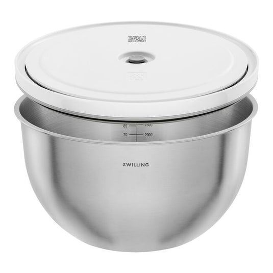 ZWILLING Fresh & Save Vacuum bowl set S/M/L / 6-pc, stainless steel, silver-white