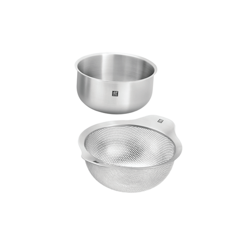 Load image into Gallery viewer, ZWILLING 6-pc Stainless Steel Nesting Prep Bowl &amp; Strainer Set

