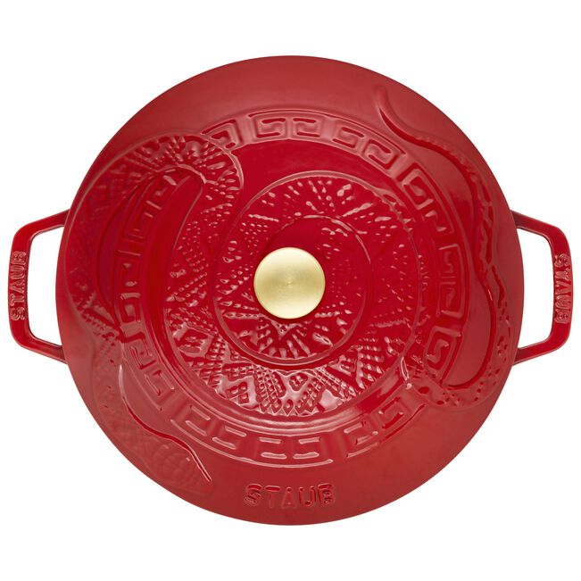 Load image into Gallery viewer, Staub Essential French Oven with Snake Lid 5.25 QT *SALE*
