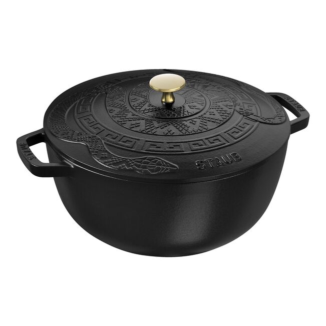 Load image into Gallery viewer, Staub Essential French Oven with Snake Lid 5.25 QT *SALE*
