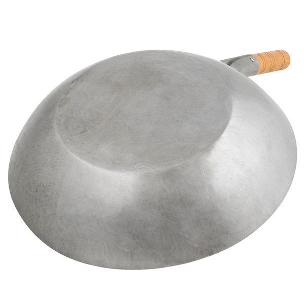 Load image into Gallery viewer, Town 14" Hand Hammered Mandarin Flat Bottom Wok with Wood Handle
