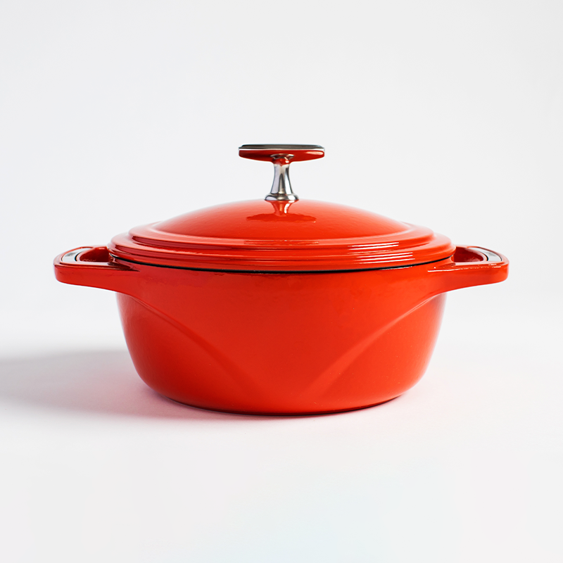 Load image into Gallery viewer, Lodge USA Enamel™ 4.5 Qt. Enameled Cast Iron Dutch Oven
