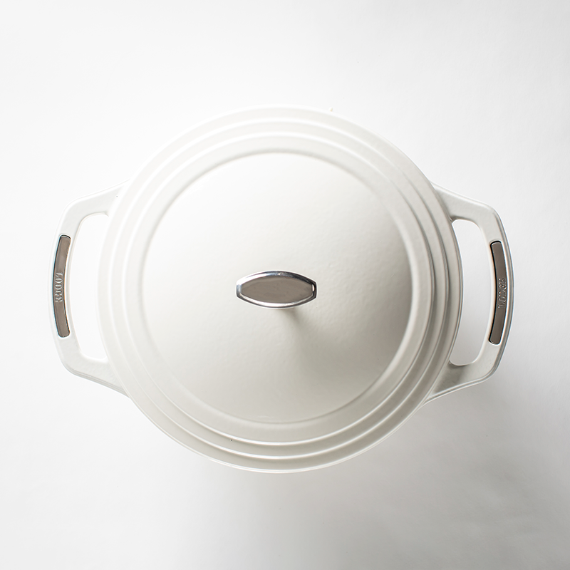 Load image into Gallery viewer, Lodge USA Enamel™ 6 Qt. Enameled Cast Iron Dutch Oven
