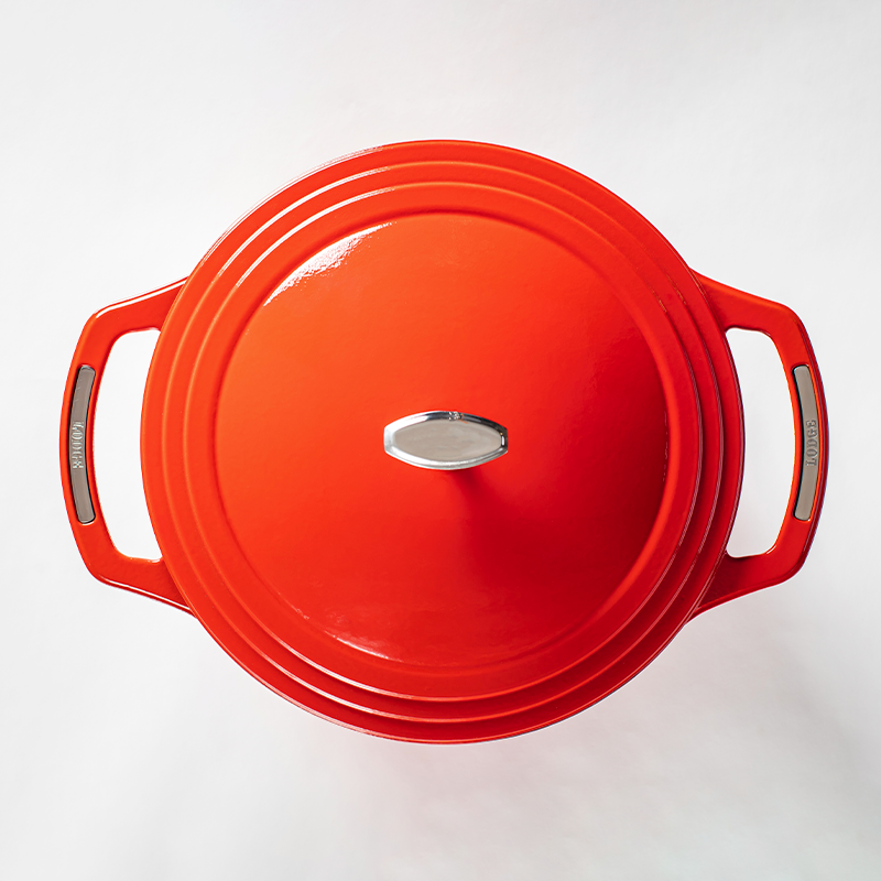 Load image into Gallery viewer, Lodge USA Enamel™ 7.5 Qt. Enameled Cast Iron Dutch Oven
