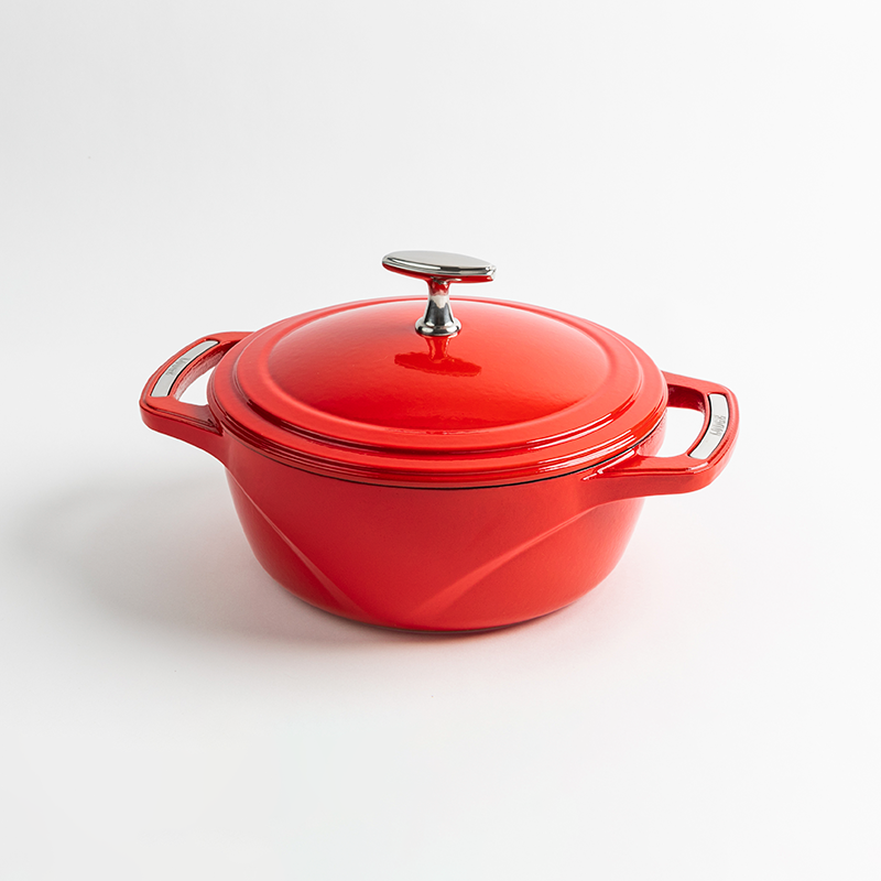 Load image into Gallery viewer, Lodge USA Enamel™ 3 Qt. Enameled Cast Iron Dutch Oven
