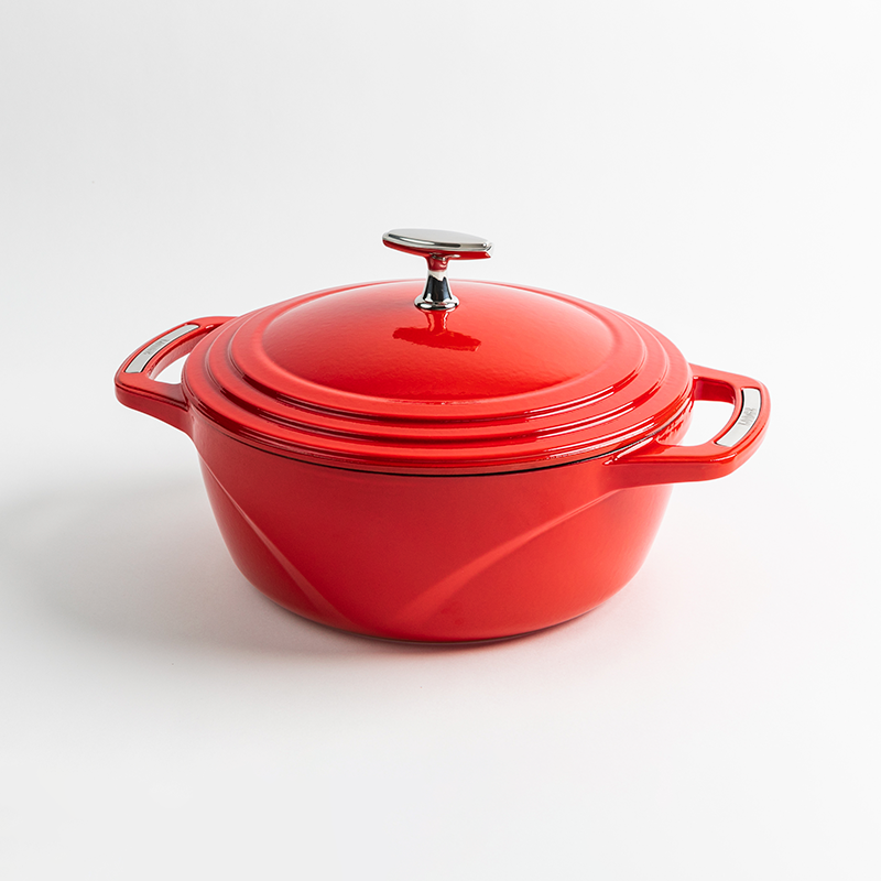 Load image into Gallery viewer, Lodge USA Enamel™ 4.5 Qt. Enameled Cast Iron Dutch Oven
