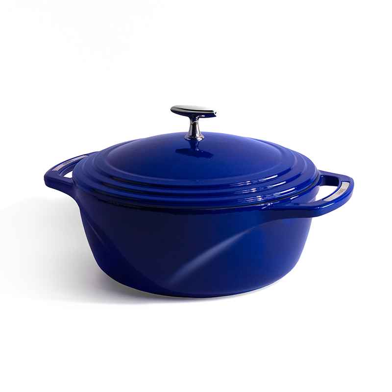 Load image into Gallery viewer, Lodge USA Enamel™ 6 Qt. Enameled Cast Iron Dutch Oven
