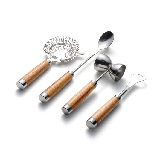Outset Acacia Bar Tools Set of 4