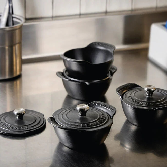 Load image into Gallery viewer, Le Creuset Gourmand Collection Cocotte with Lid, Set of 4
