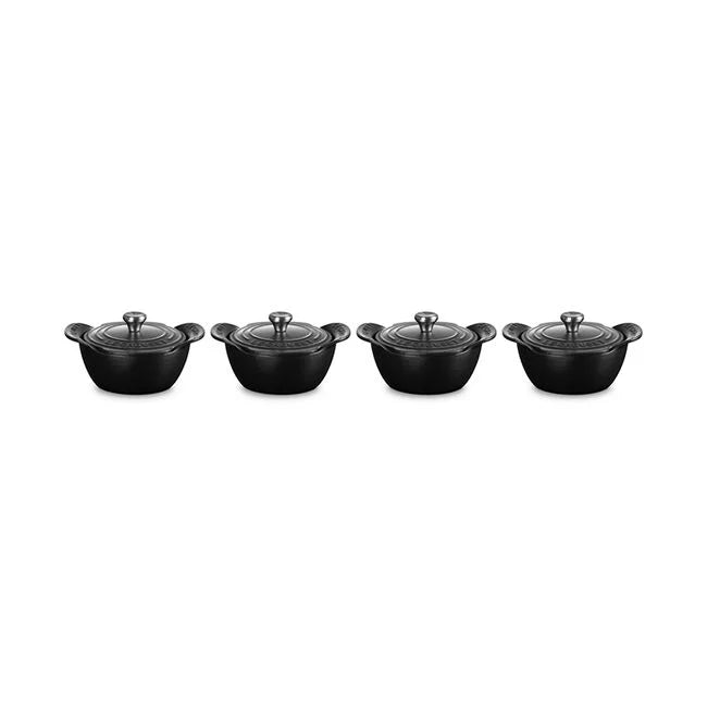 Load image into Gallery viewer, Le Creuset Gourmand Collection Cocotte with Lid, Set of 4
