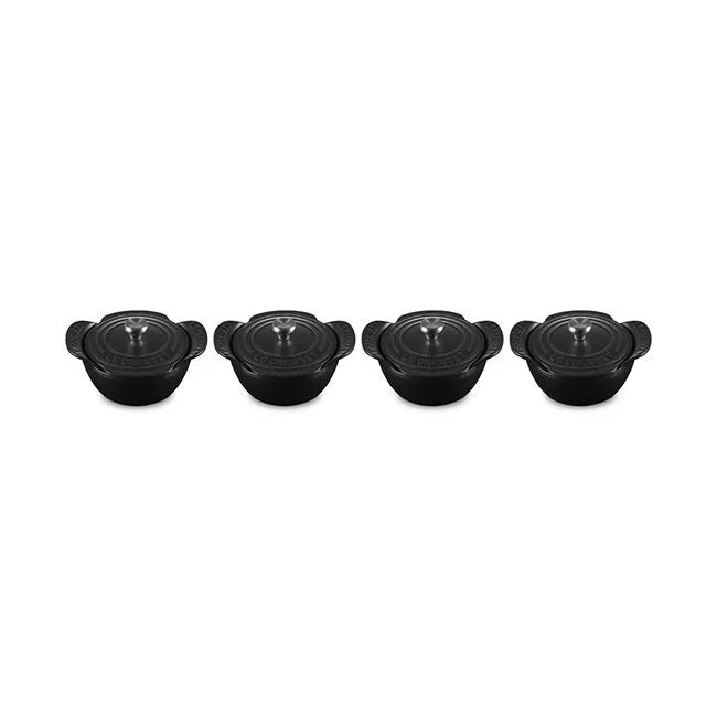 Load image into Gallery viewer, Le Creuset Gourmand Collection Cocotte with Lid, Set of 4
