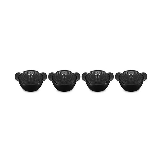 Le Creuset Gourmand Collection Cocotte with Lid, Set of 4