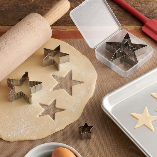 Mrs Anderson's Baking Star Cutter with Storage Container, Set of 5