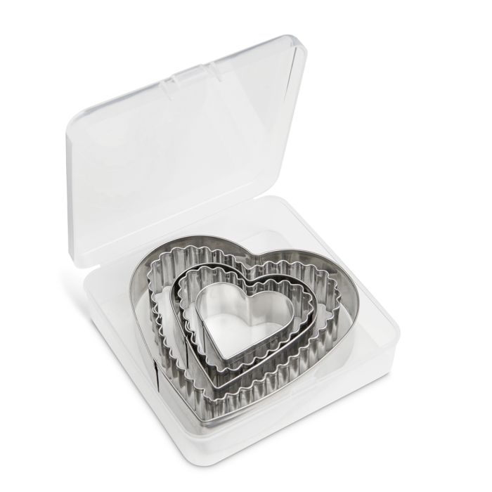Load image into Gallery viewer, Mrs. Anderson's Baking Heart Cutter with Storage Container, Set of 5
