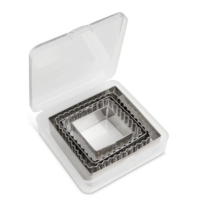 Load image into Gallery viewer, Mrs. Anderson's Baking Square Cutter with Reusable Storage Container, Set of 5
