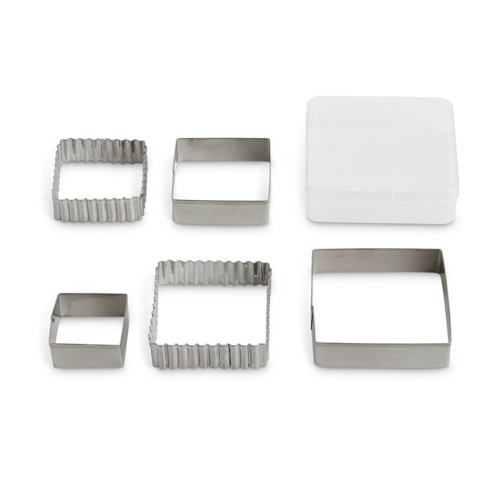 Load image into Gallery viewer, Mrs. Anderson's Baking Square Cutter with Reusable Storage Container, Set of 5
