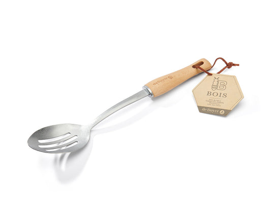 de Buyer B BOIS Slotted Spoon