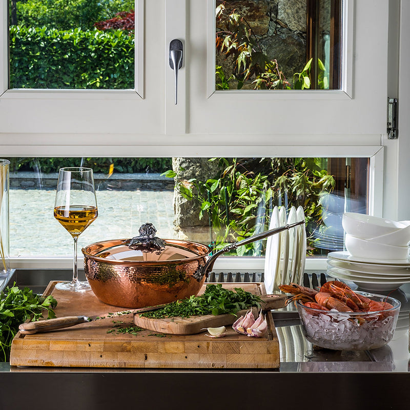Load image into Gallery viewer, Ruffoni Opus Cupra Chef Pan 4QT
