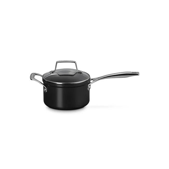Load image into Gallery viewer, Le Creuset Essential Non-stick Ceramic Saucepan with Glass Lid
