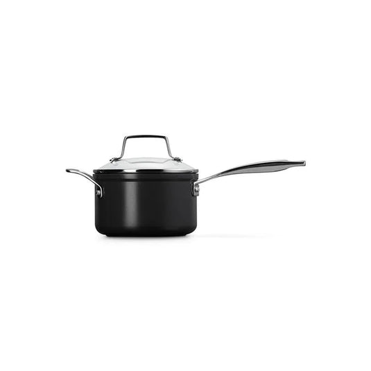 Le Creuset Essential Non-stick Ceramic Saucepan with Glass Lid
