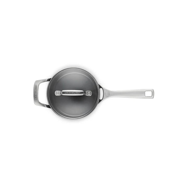 Load image into Gallery viewer, Le Creuset Essential Non-stick Ceramic Saucepan with Glass Lid
