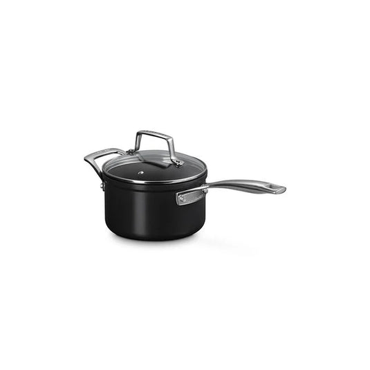 Le Creuset Essential Non-stick Ceramic Saucepan with Glass Lid