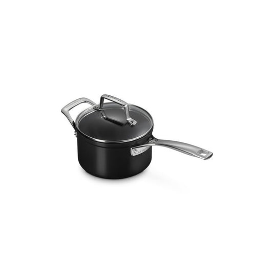 Le Creuset Essential Non-stick Ceramic Saucepan with Glass Lid