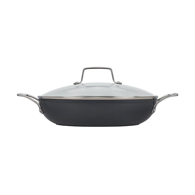 Load image into Gallery viewer, Le Creuset Essential Non-stick Ceramic Shallow Braiser with Glass Lid
