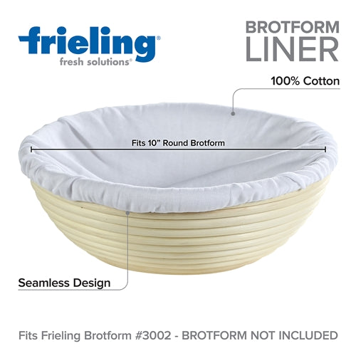 Load image into Gallery viewer, Frieling Brotform Liner Round 10"
