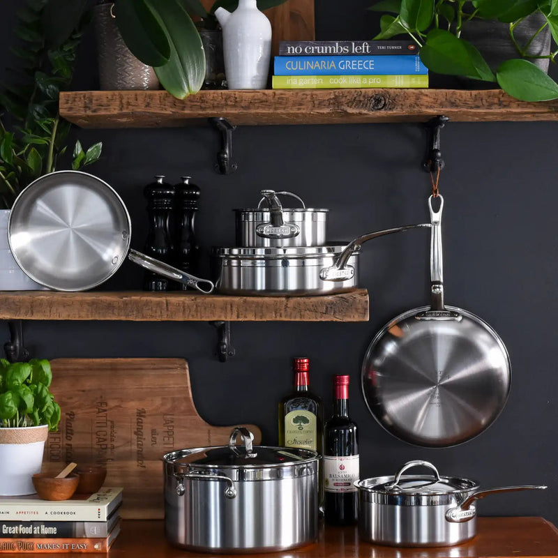 Load image into Gallery viewer, Hestan ProBond Forged Stainless Steel Sauté Pan
