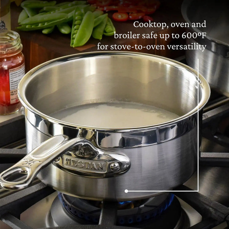 Load image into Gallery viewer, Hestan ProBond Forged Stainless Steel Saucepan
