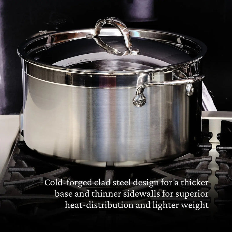 Load image into Gallery viewer, Hestan ProBond Forged Stainless Steel Stockpot 8-Quart
