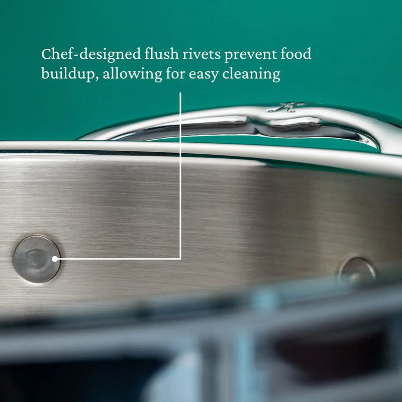 Load image into Gallery viewer, Hestan Probond Professional Clad Stainless Steel Braiser with Lid, 3.5-Quart
