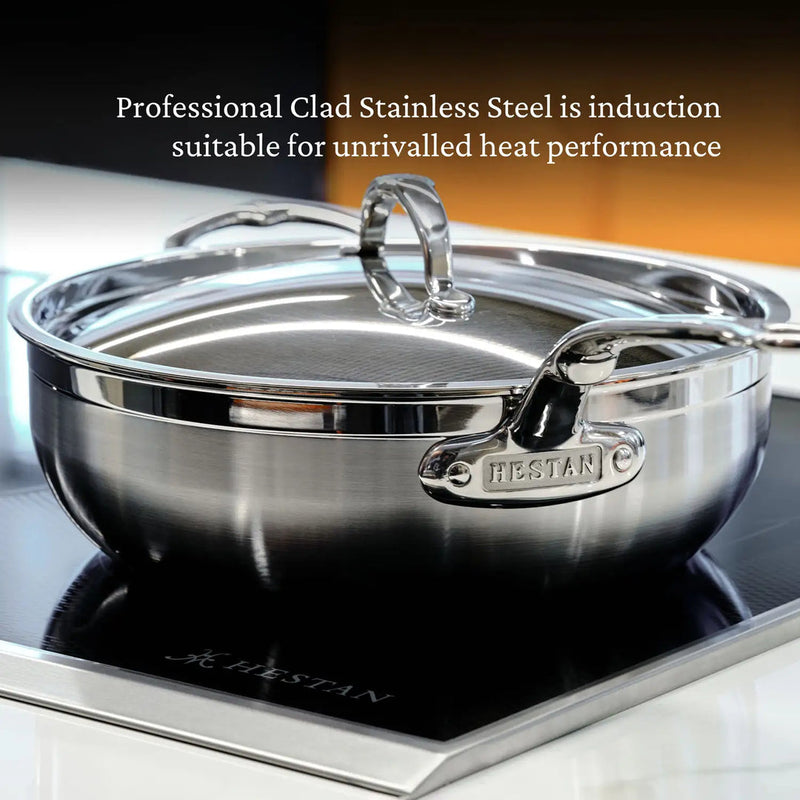 Load image into Gallery viewer, Hestan ProBond Professional Clad Stainless Steel Essential Pan
