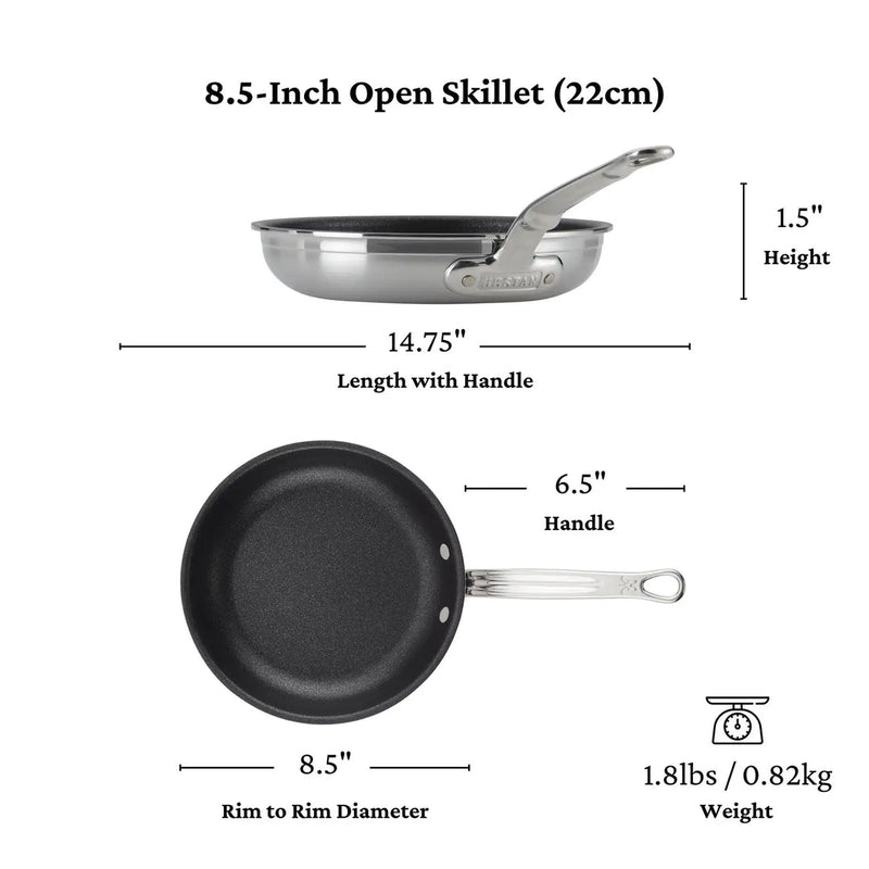 Load image into Gallery viewer, Hestan ProBond Professional Clad Stainless Steel TITUM® Nonstick Skillet
