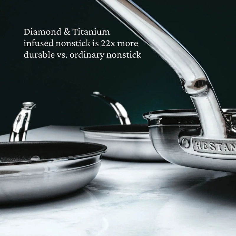 Load image into Gallery viewer, Hestan ProBond Professional Clad Stainless Steel TITUM® Nonstick Skillet
